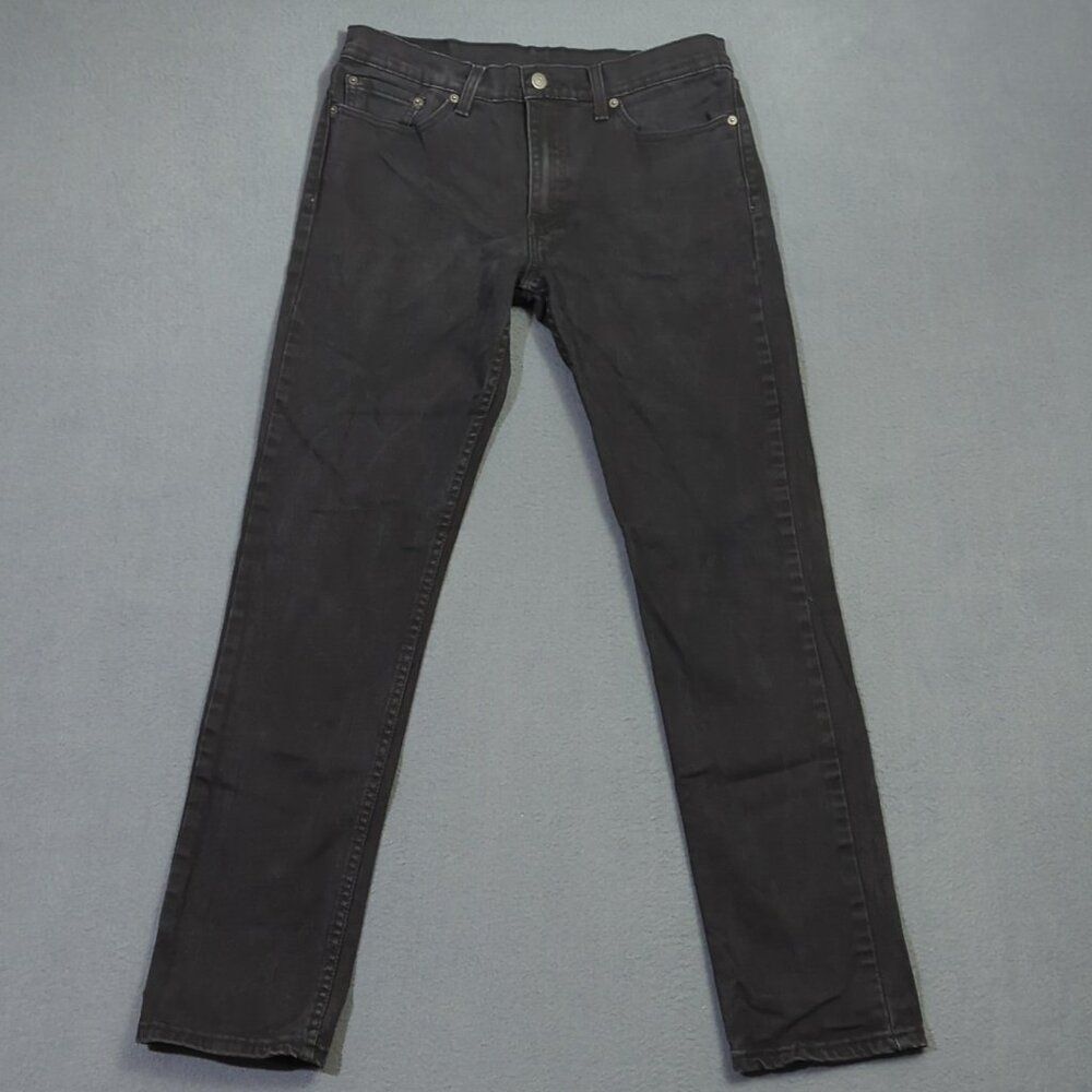 Levi's Jeans Men's 32x32 Fits 31x31 Black 511 Slim Fit Tapered Leg Denim
